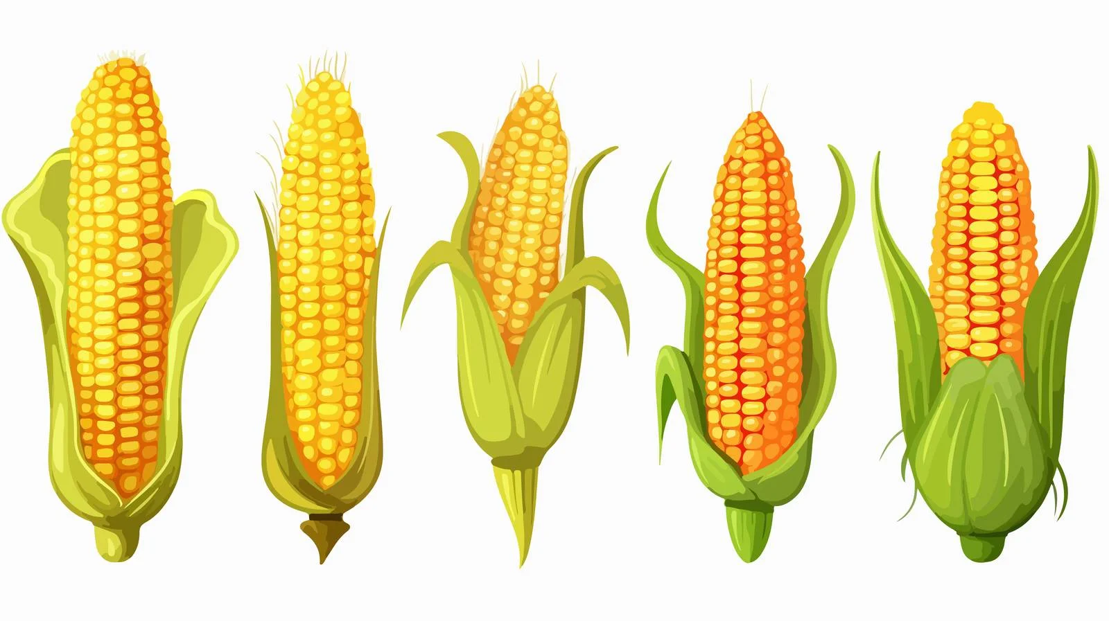 Whimsical Corn Harvest Illustration — free download from Dotvec