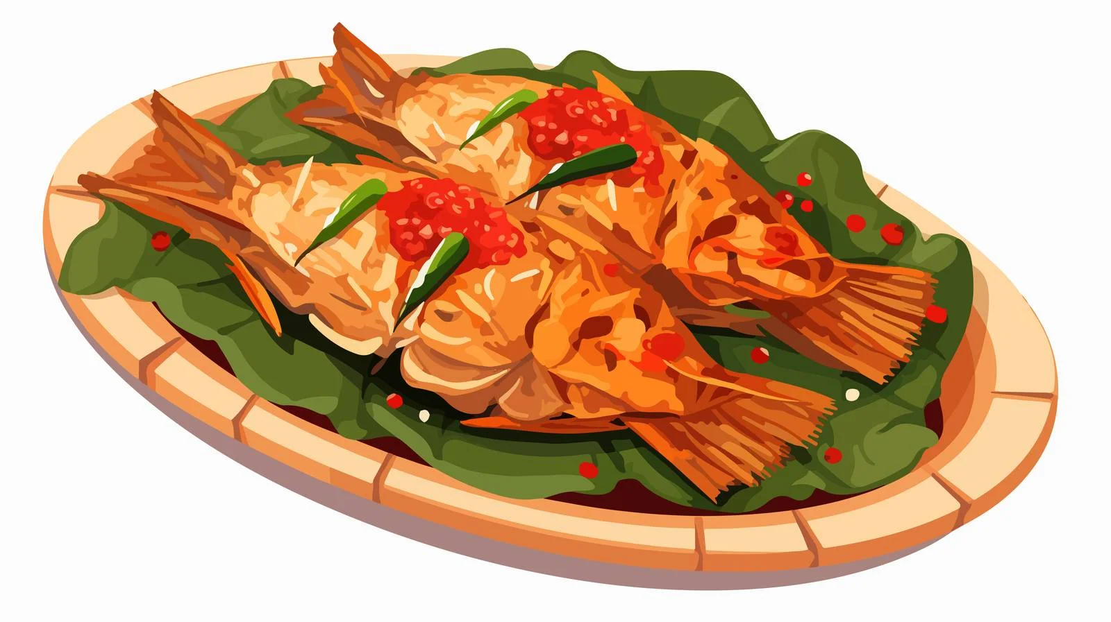 Delicious Ikan Pepes Traditional Dish — free download from Dotvec