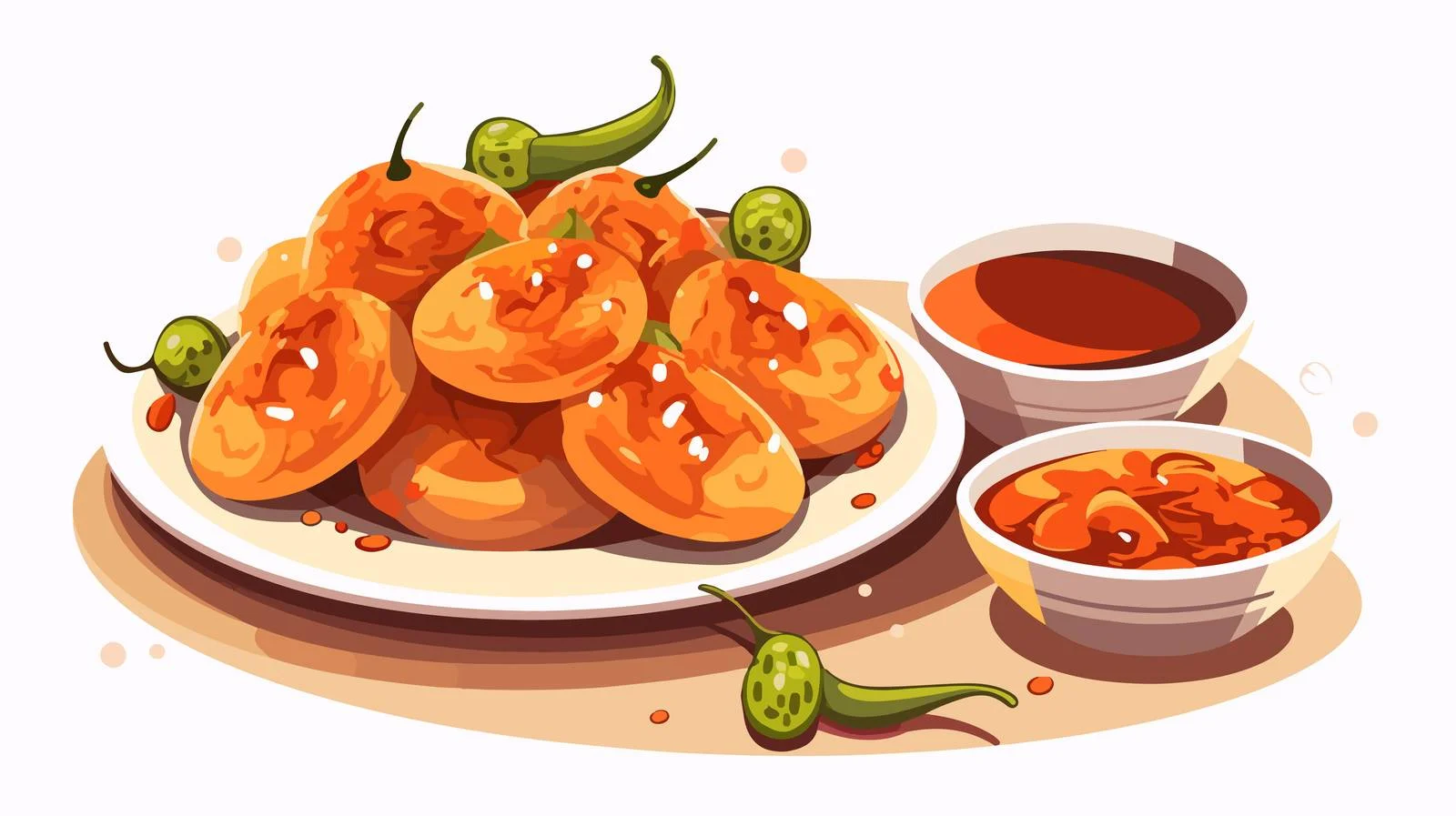 Delicious Bakwan Udang Snack — free download from Dotvec