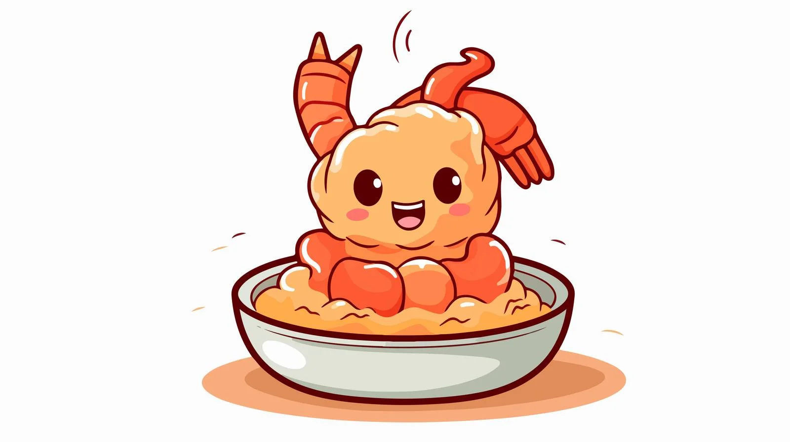 Delicious Indonesian Bakwan Udang Snack — free download from Dotvec