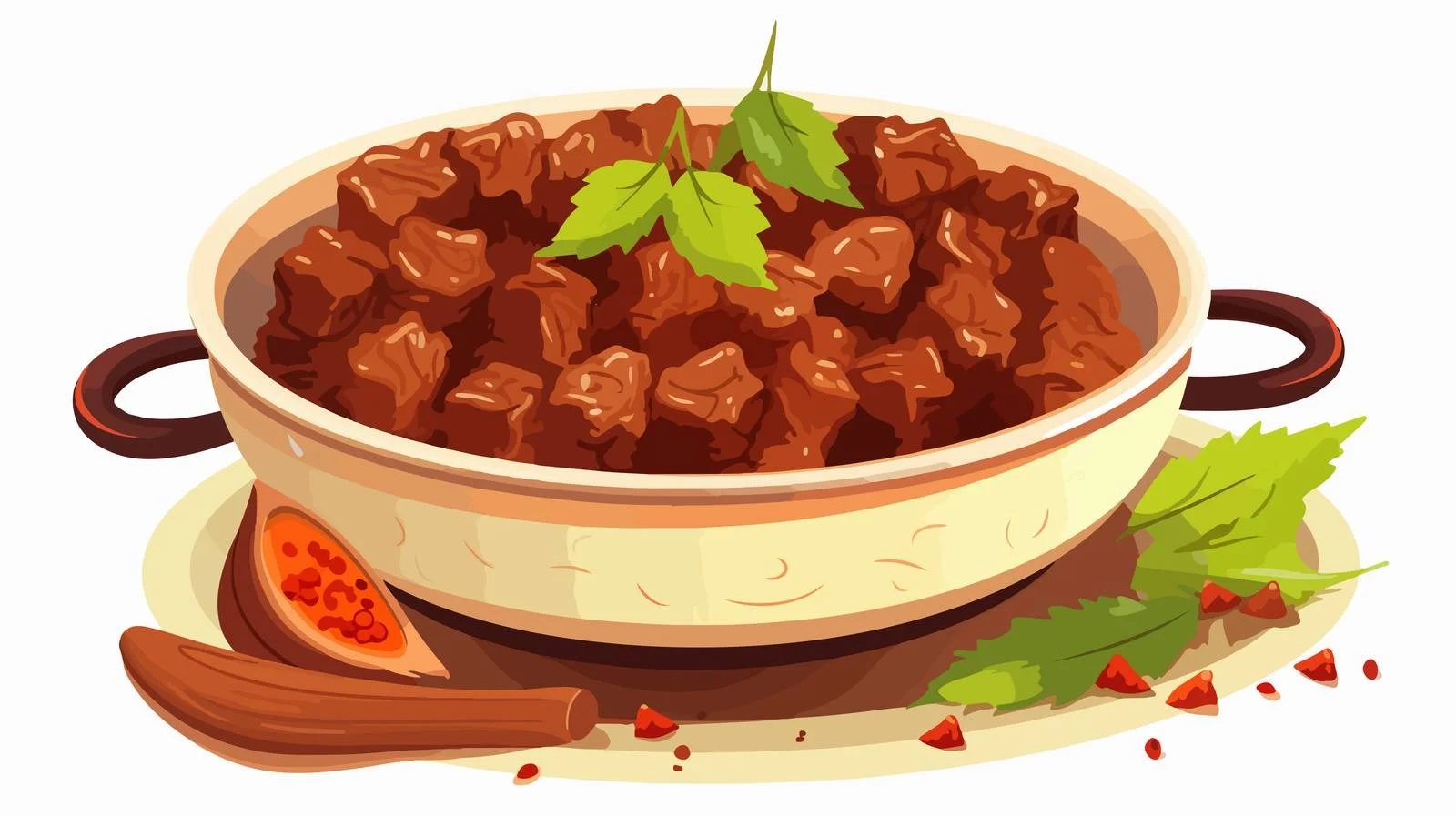 Delicious Rendang Recipe — free download from Dotvec