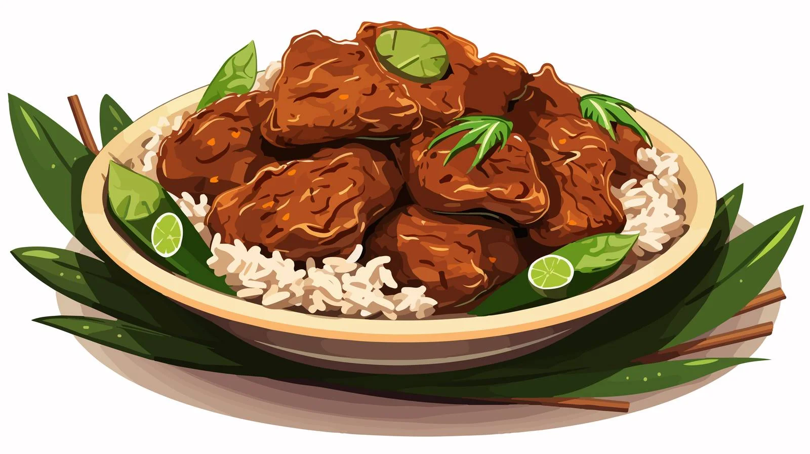 Delicious Rendang Recipe — free download from Dotvec