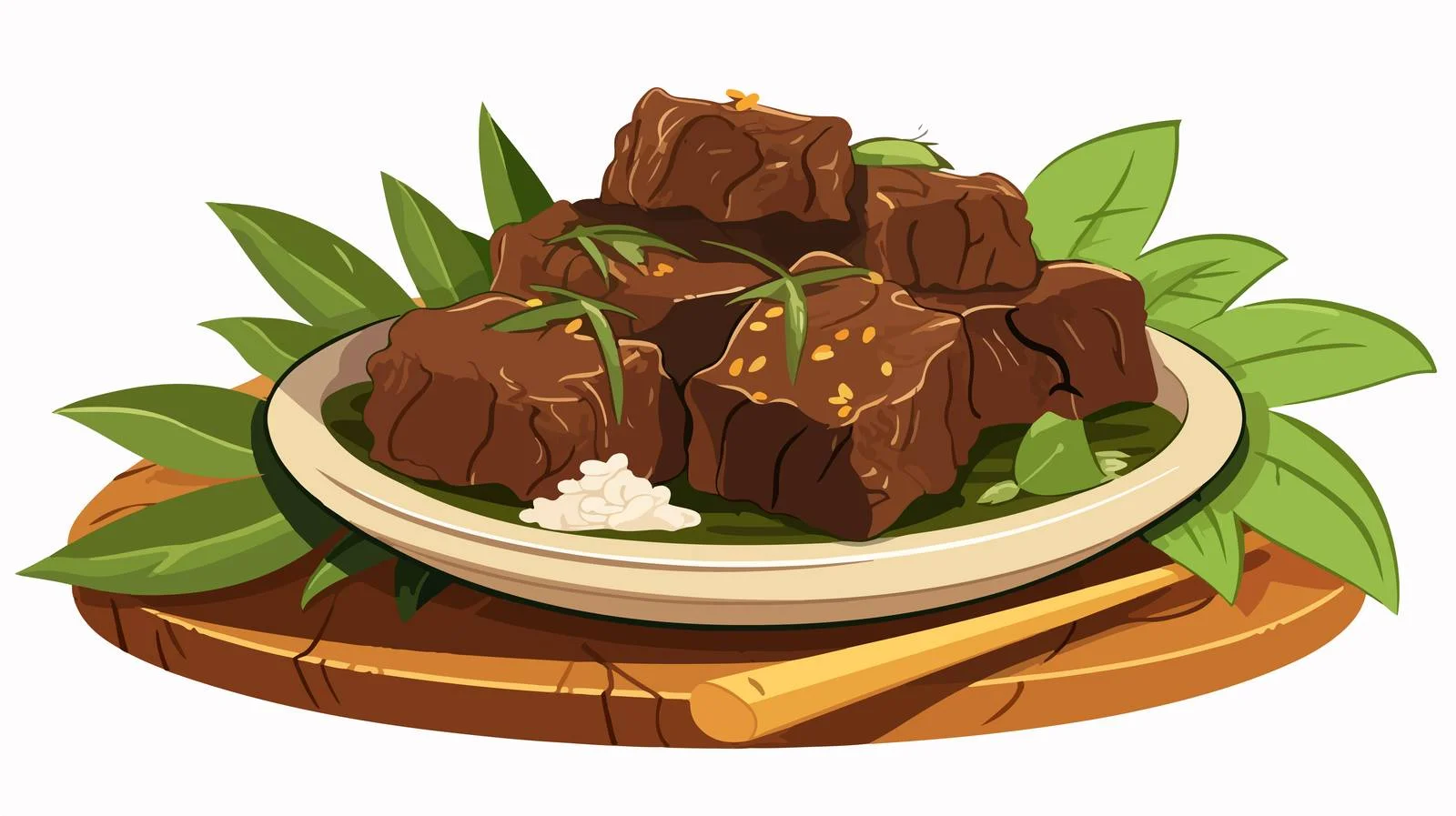 Delicious Rendang Recipe — free download from Dotvec