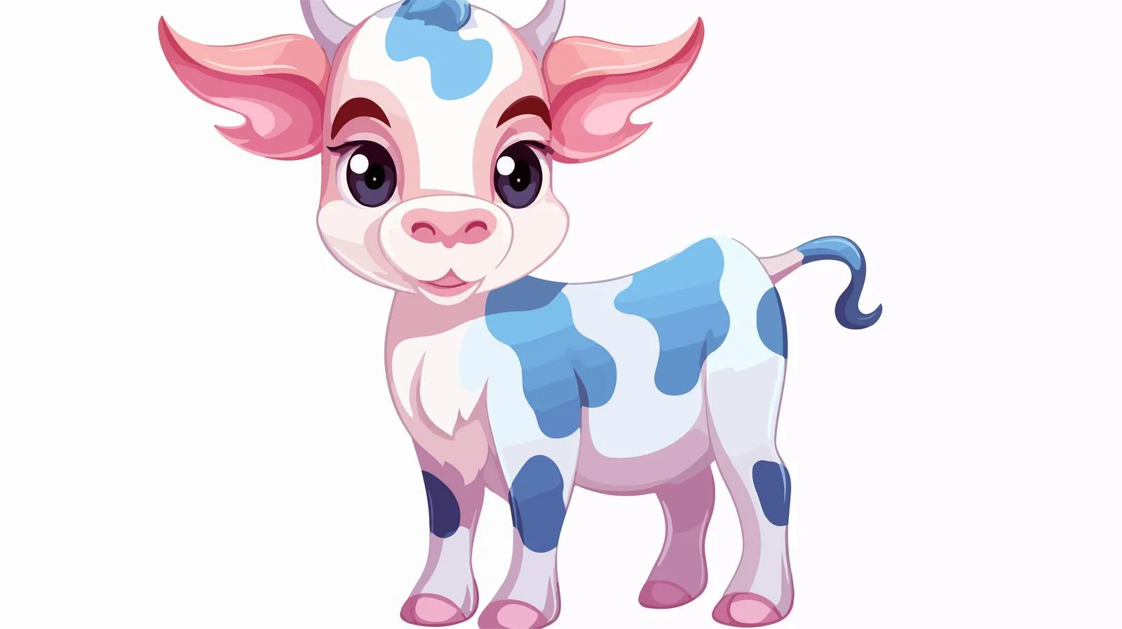 Adorable Cow Milk Vector Illustration — free download from Dotvec