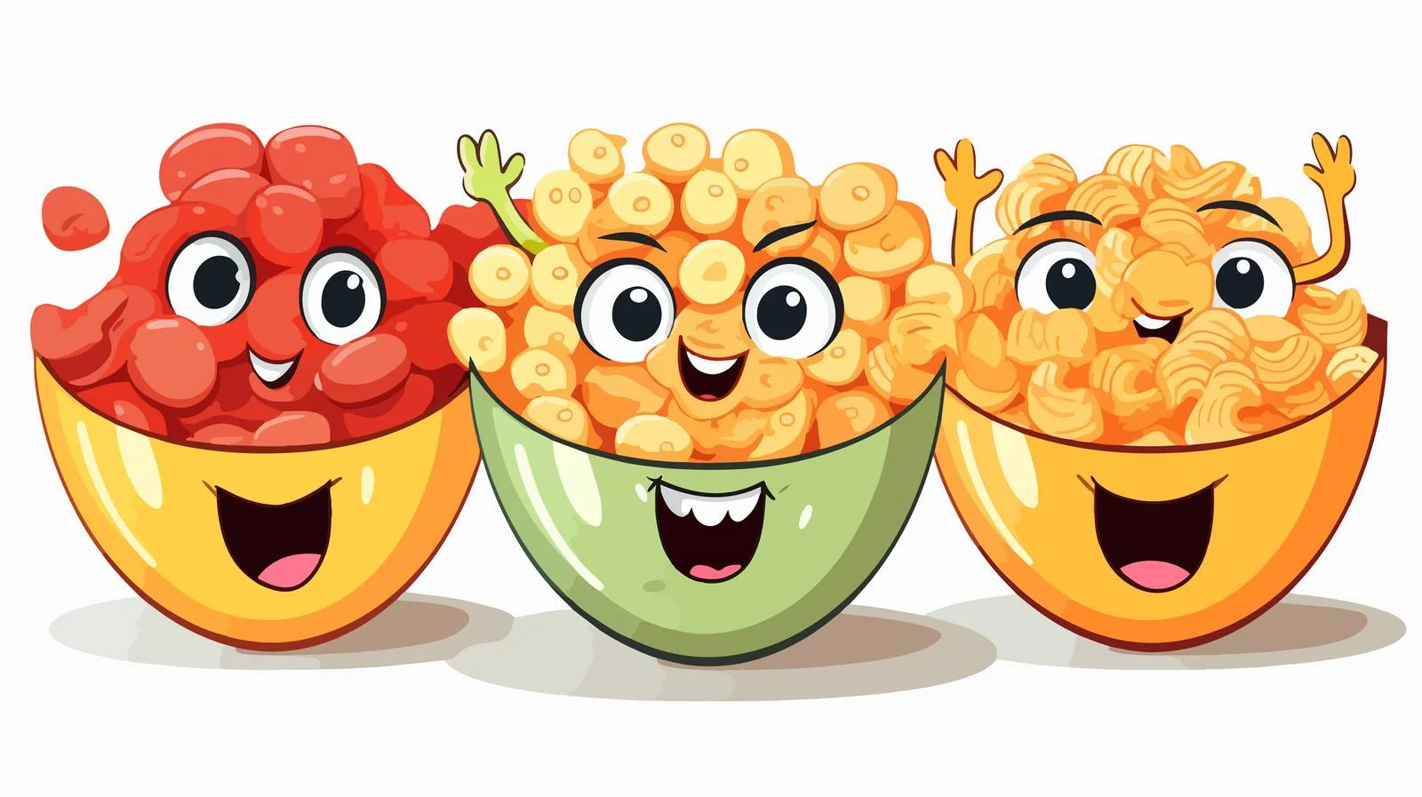 Cereal Cartoon Character Vector Illustration — free download from Dotvec