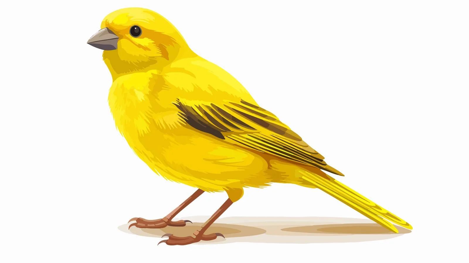 Hand-Drawn Canary Bird Sketch — free download from Dotvec