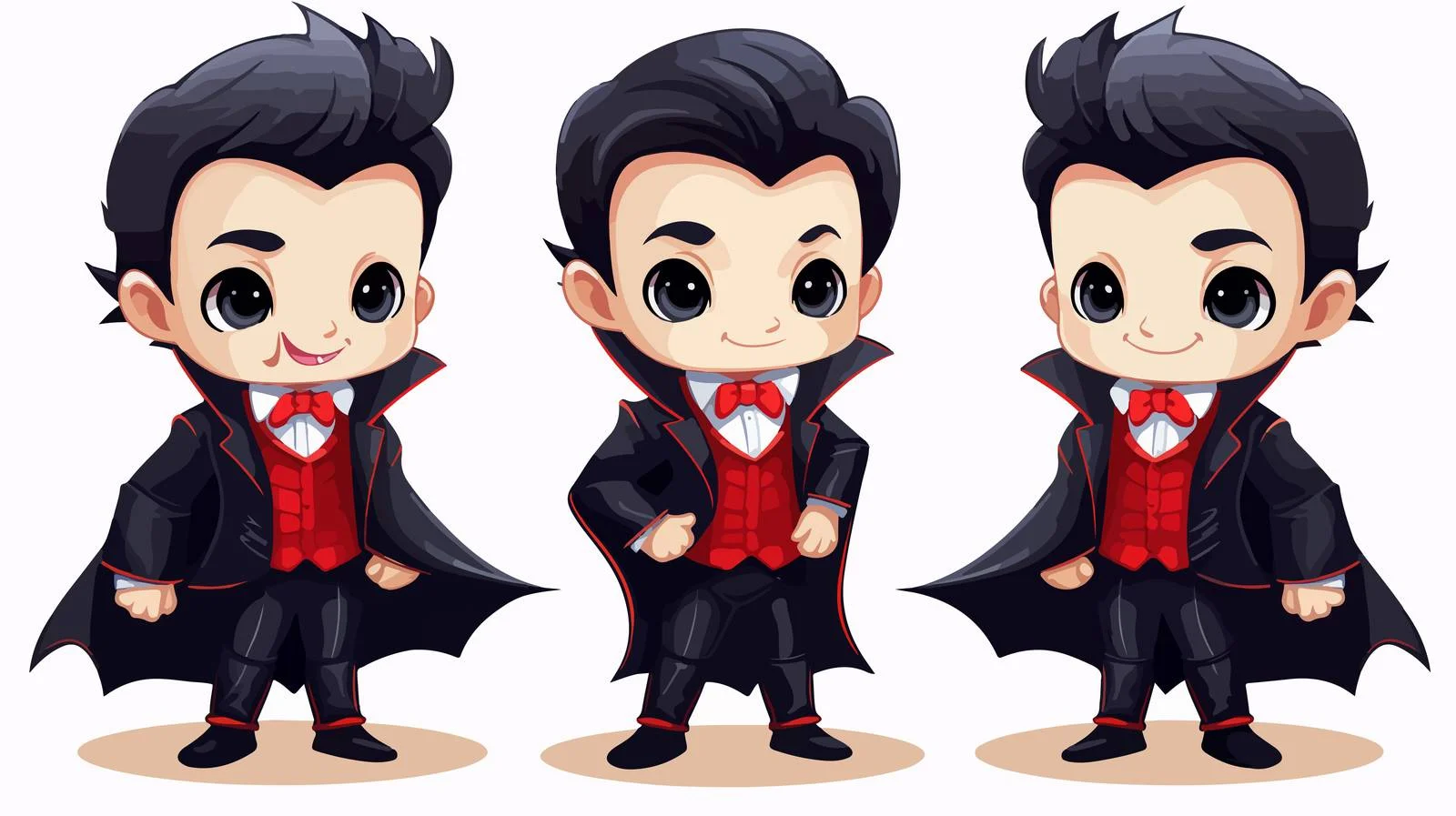 Charming Dracula Costume Fun — free download from Dotvec