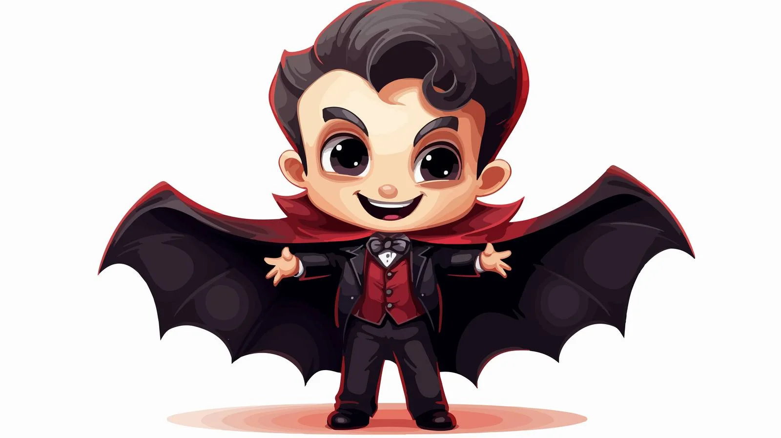 Adorable Dracula Boy Costume Enjoyment — free download from Dotvec