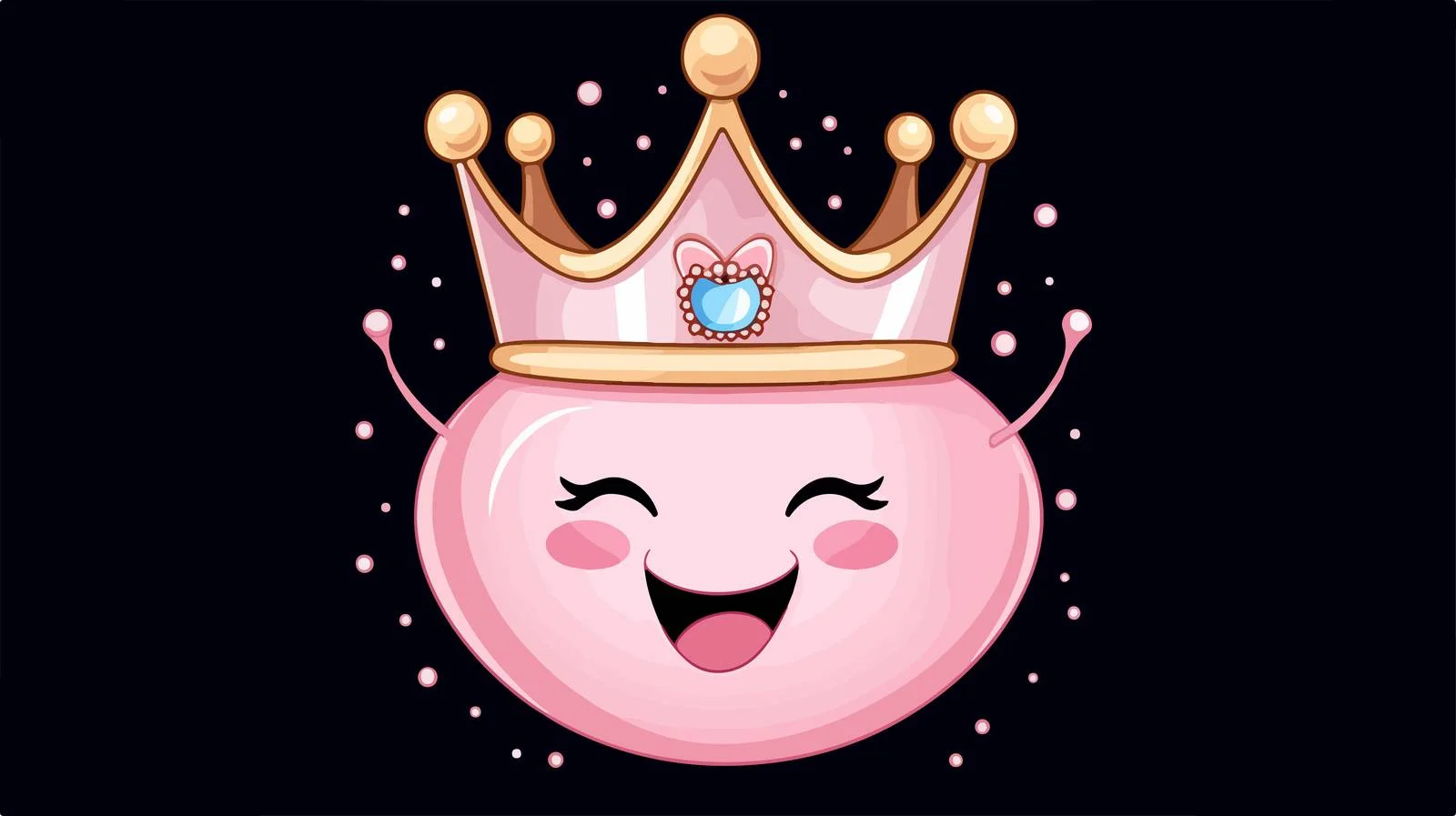 Adorable Milk Tooth with Bow Vector — free download from Dotvec