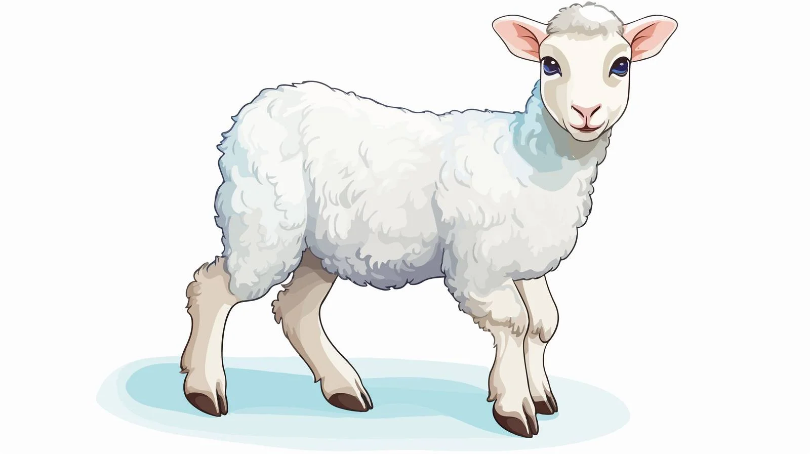 Adorable Lamb Doodle for Farming Enthusiasts — free download from Dotvec