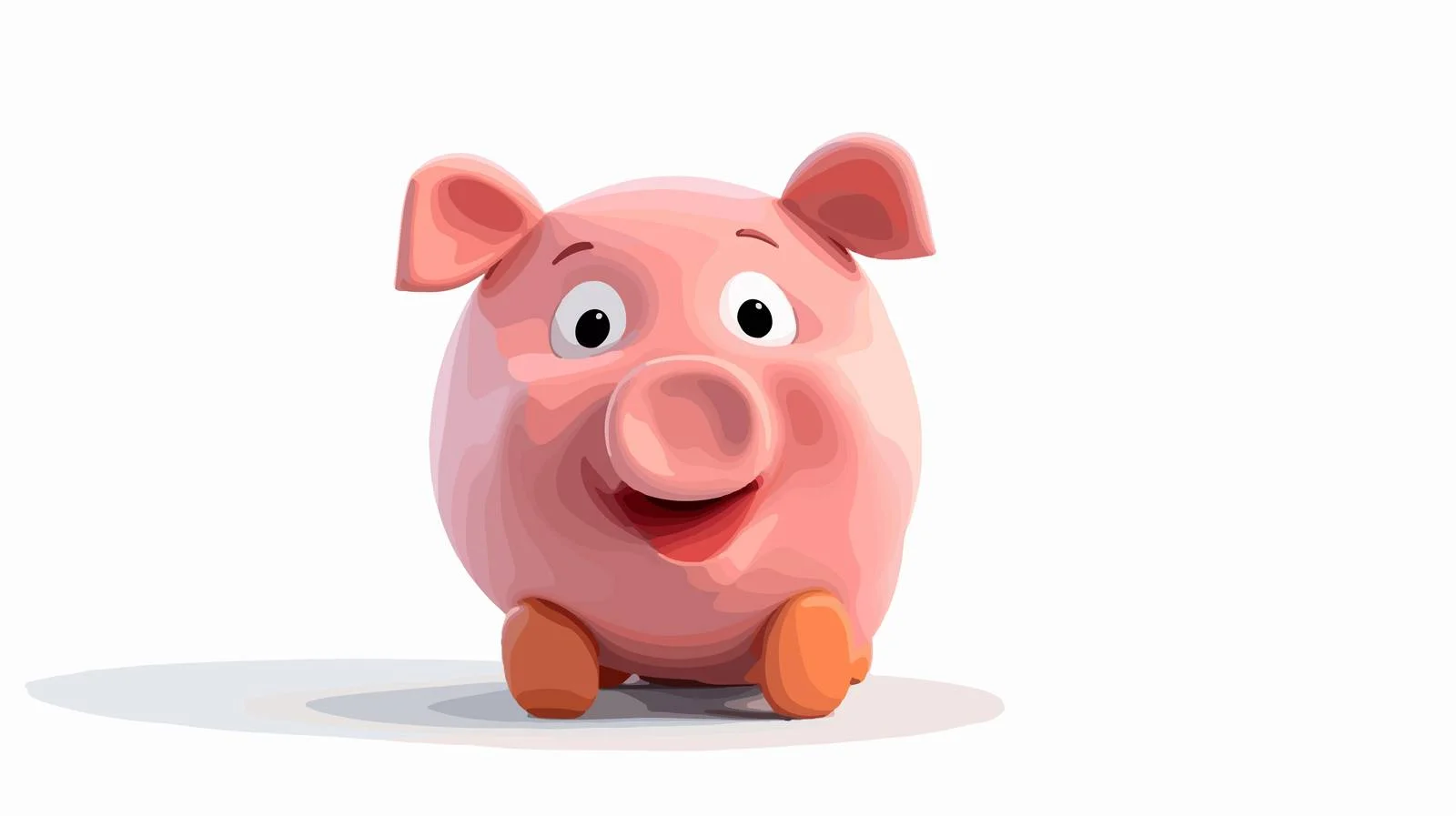 Cute Piggy Bank for Savings — free download from Dotvec