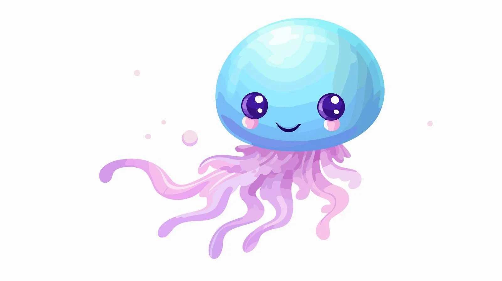 Joyful jellyfish exuding underwater charm — free download from Dotvec