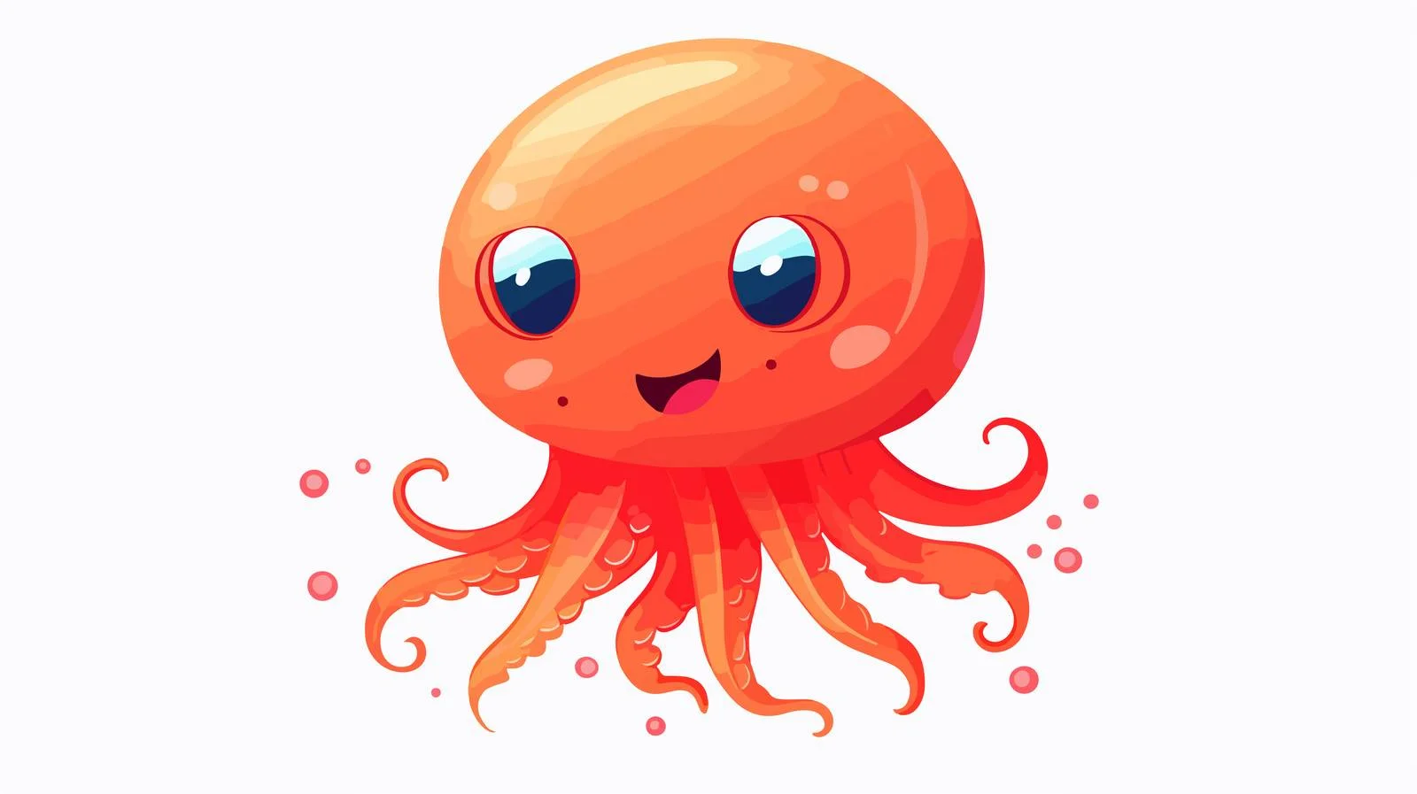 Playful Jellyfish Smiling Underwater Adventure — free download from Dotvec