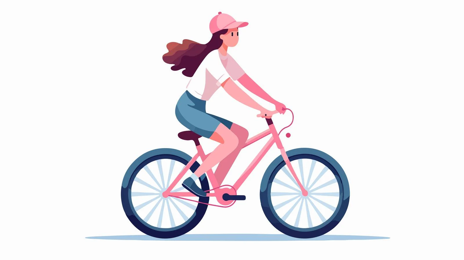 Cheerful teen girl in stylish outfit — free download from Dotvec