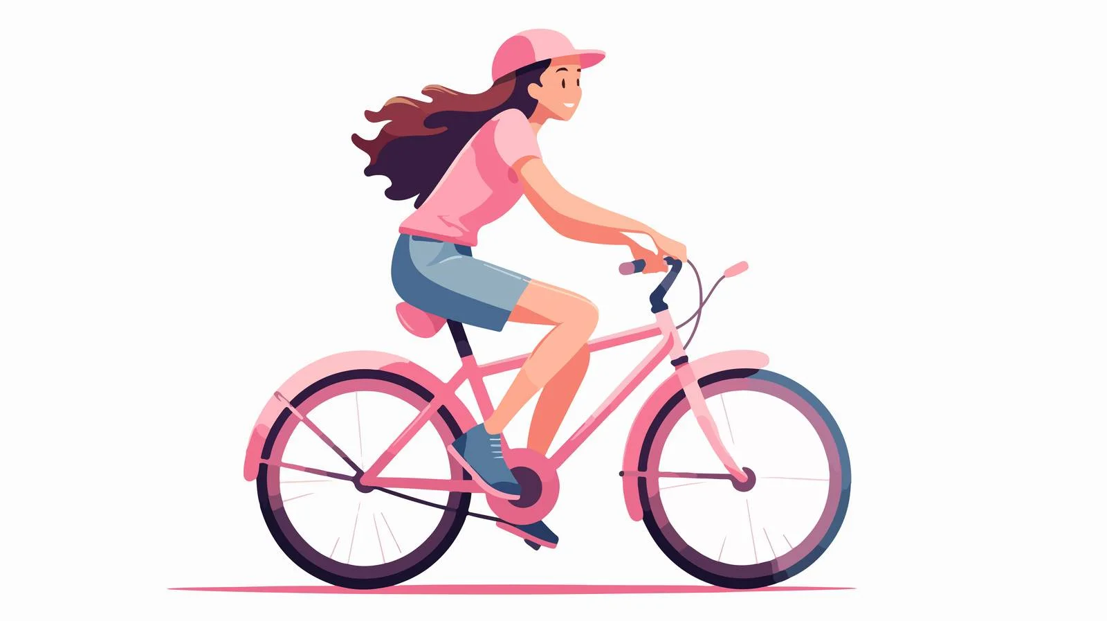 Cheerful teenage girl in stylish attire — free download from Dotvec