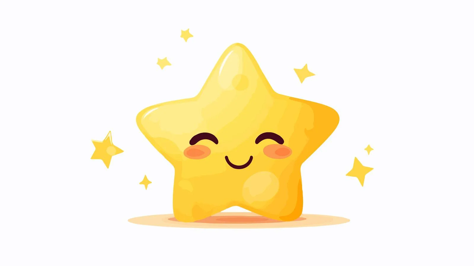 Cheerful Star Baby Smiling Joyfully Image — free download from Dotvec