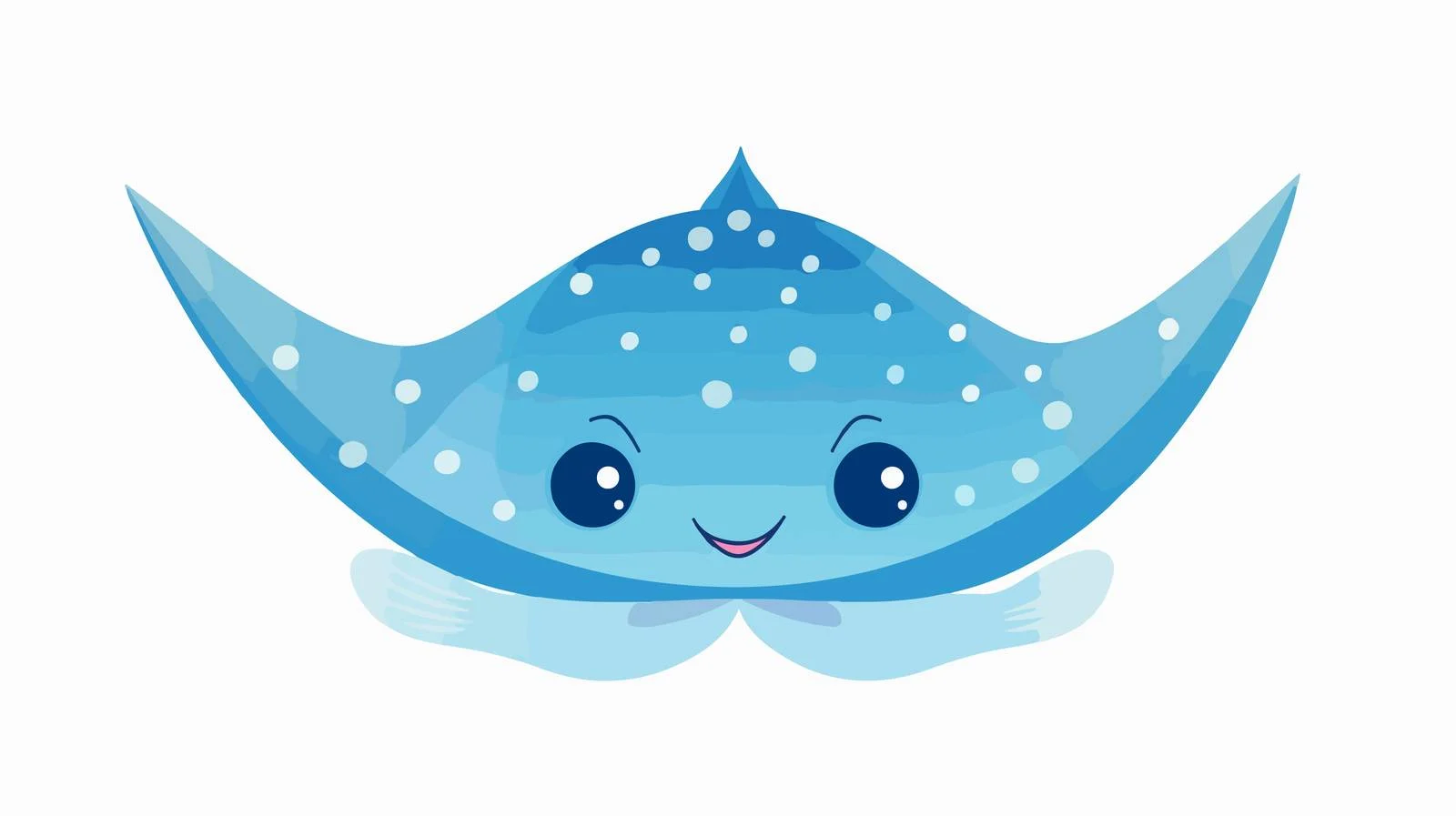 Adorable Scandinavian Style Stingray in Ocean — free download from Dotvec