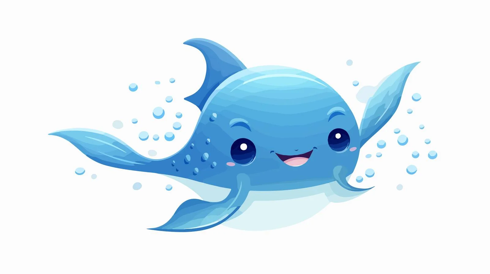 Adorable Scandinavian Style Stingray at Sea — free download from Dotvec