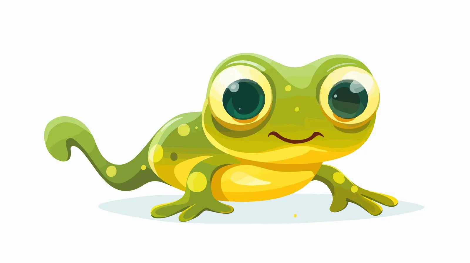 Adorable tadpole swimming peacefully, small froglet — free download from Dotvec