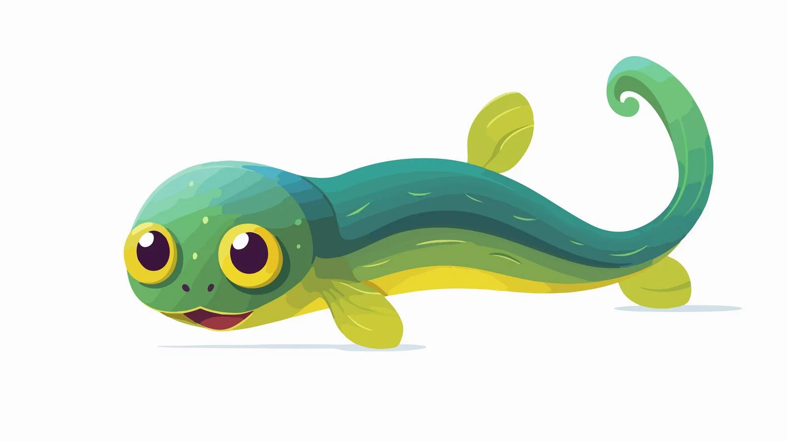 Adorable tadpole swimming among aquatic plants — free download from Dotvec