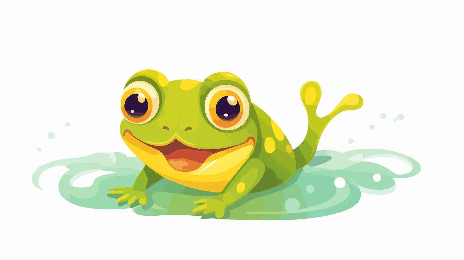 Adorable Tadpole Gliding in Water — free download from Dotvec