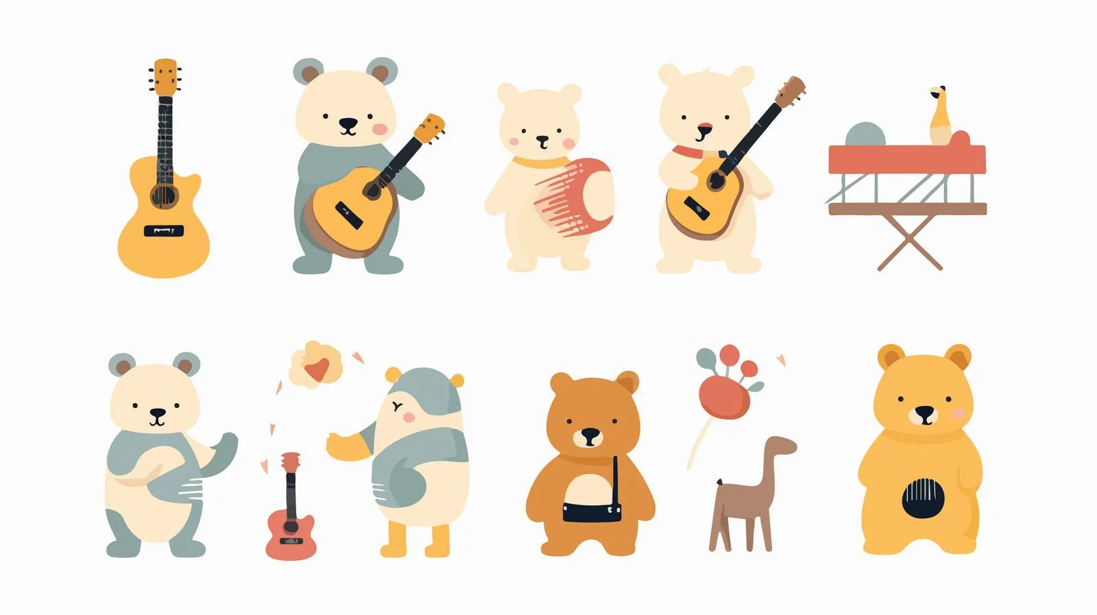 Adorable Stacking Plush Toys for Preschoolers — free download from Dotvec