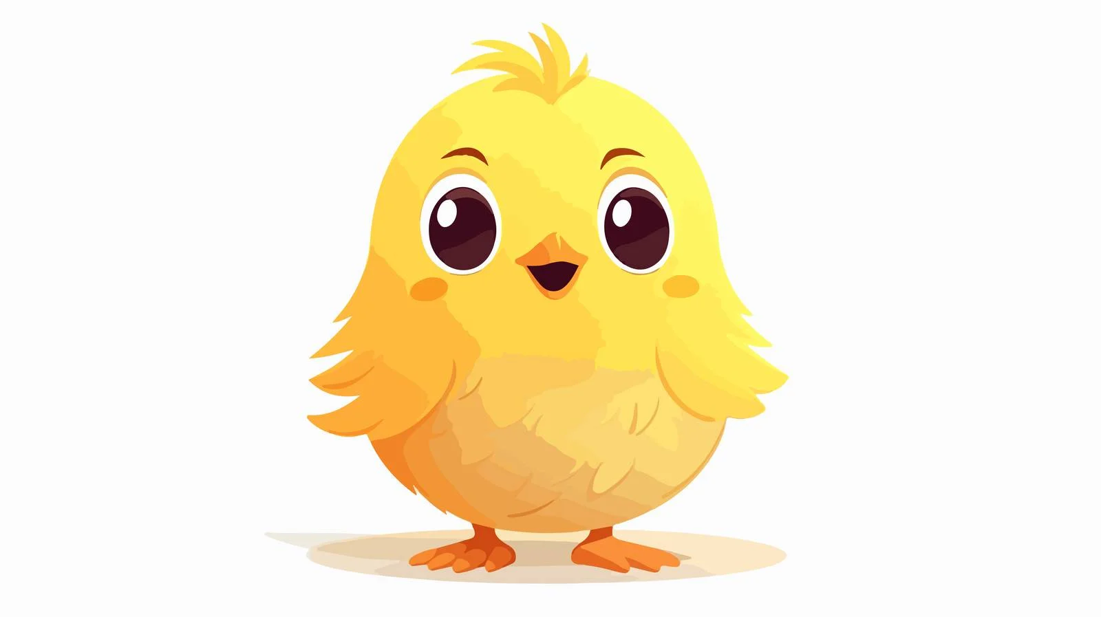 Cheerful Little Chicken: Delightful Yellow Chick — free download from Dotvec