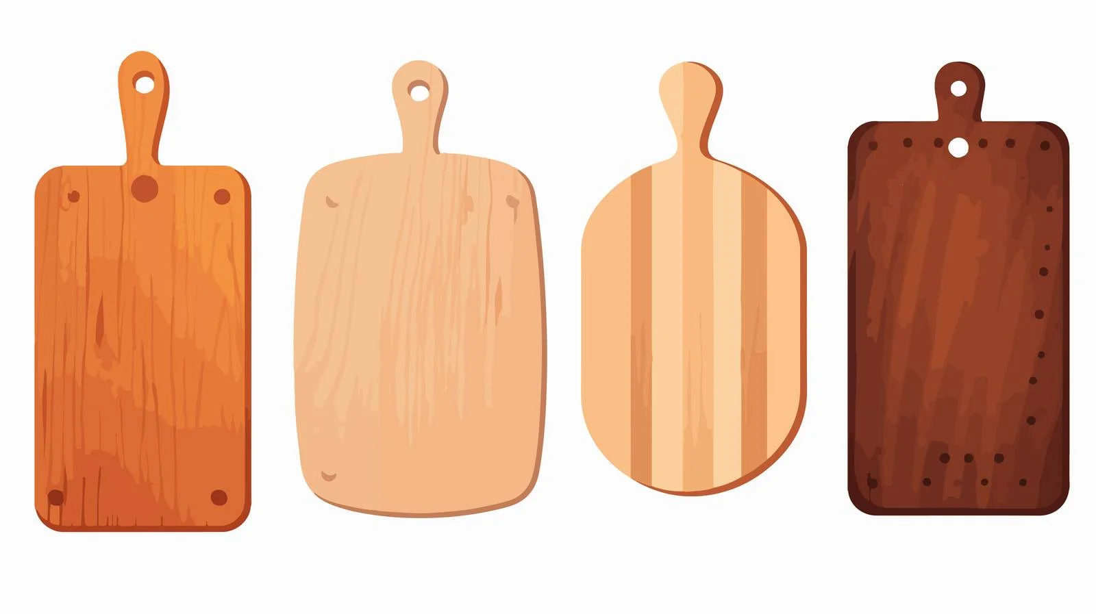 Rustic Wooden Cutting Boards for Kitchen — free download from Dotvec