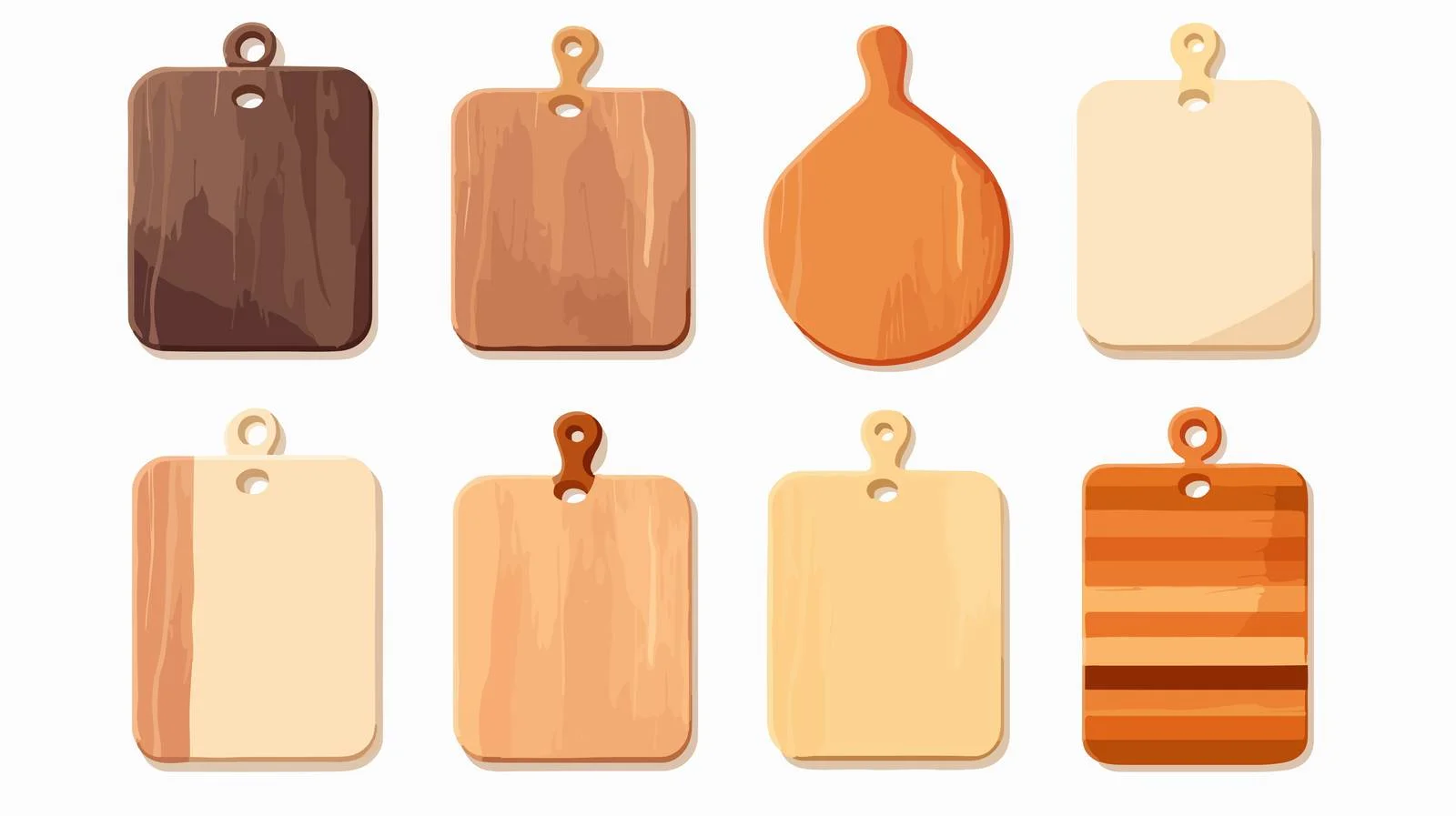Rustic Brown Wooden Kitchen Utensils Display — free download from Dotvec