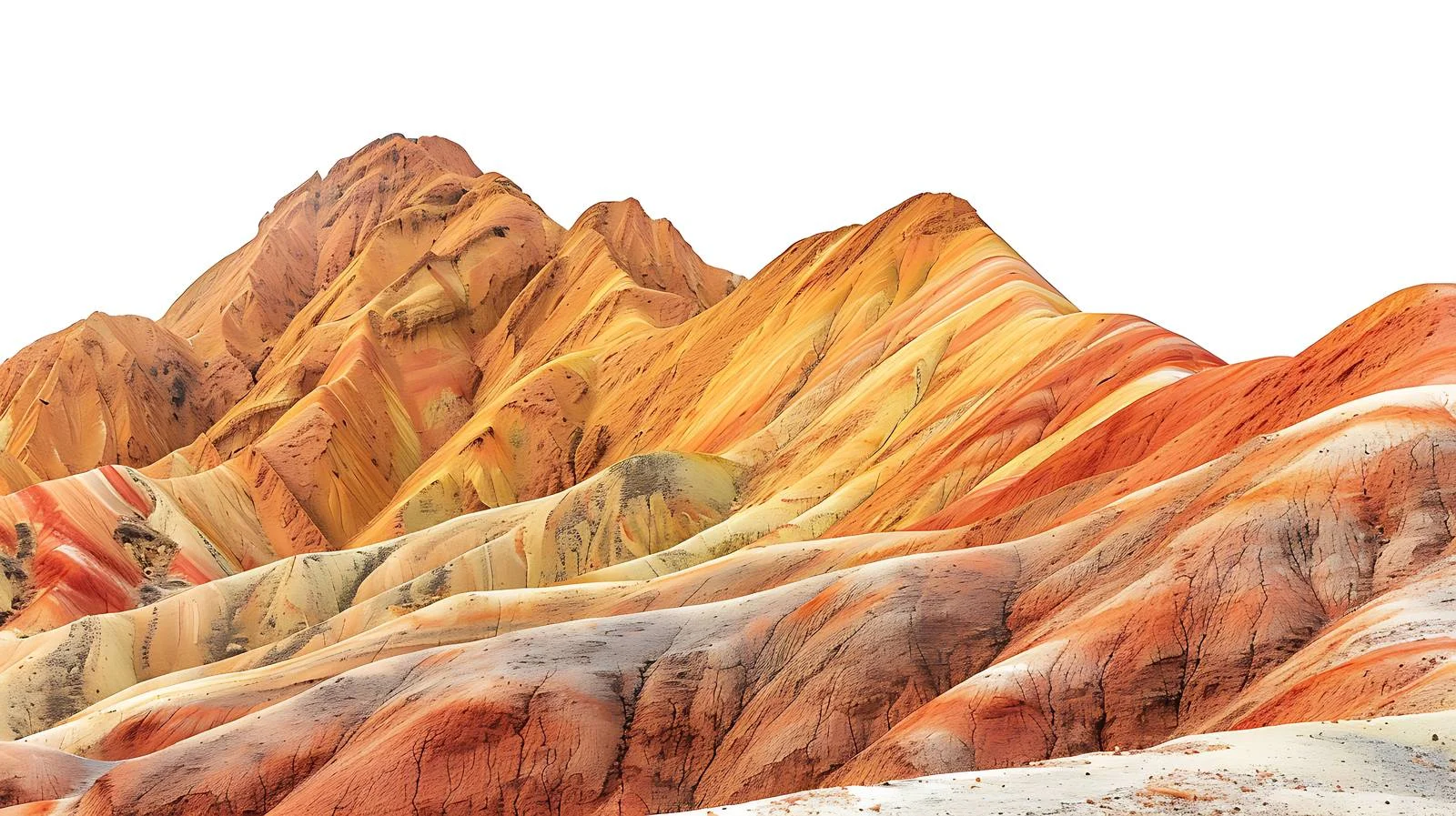 Vibrant Danxia Landform in Zhangye Gansu — free download from Dotvec