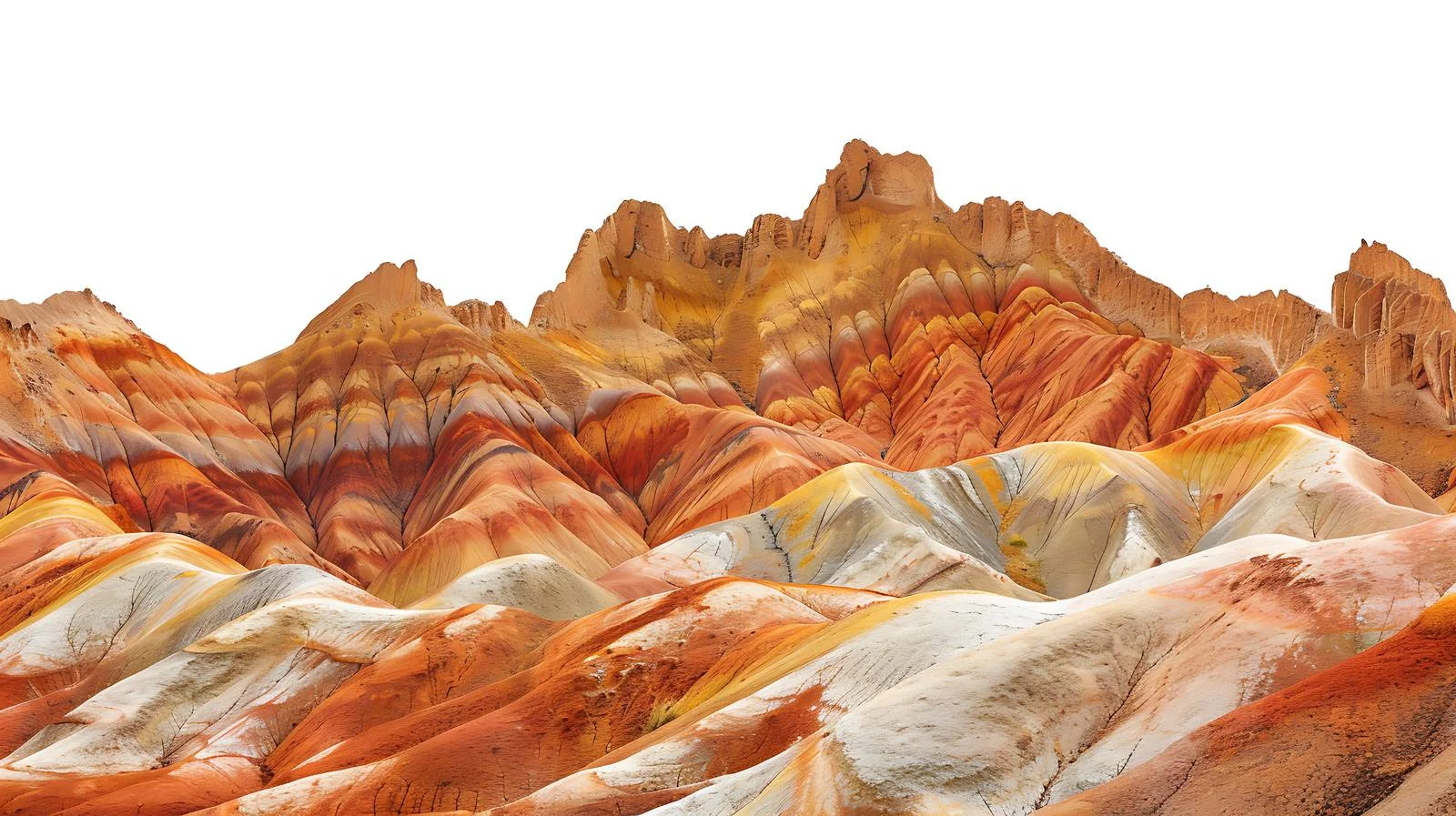 Stunning Danxia Landform in Zhangye Gansu — free download from Dotvec