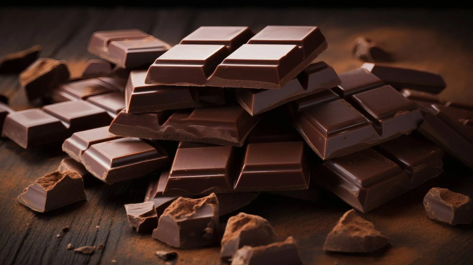 Rich Dark Chocolate on White Background — free download from Dotvec