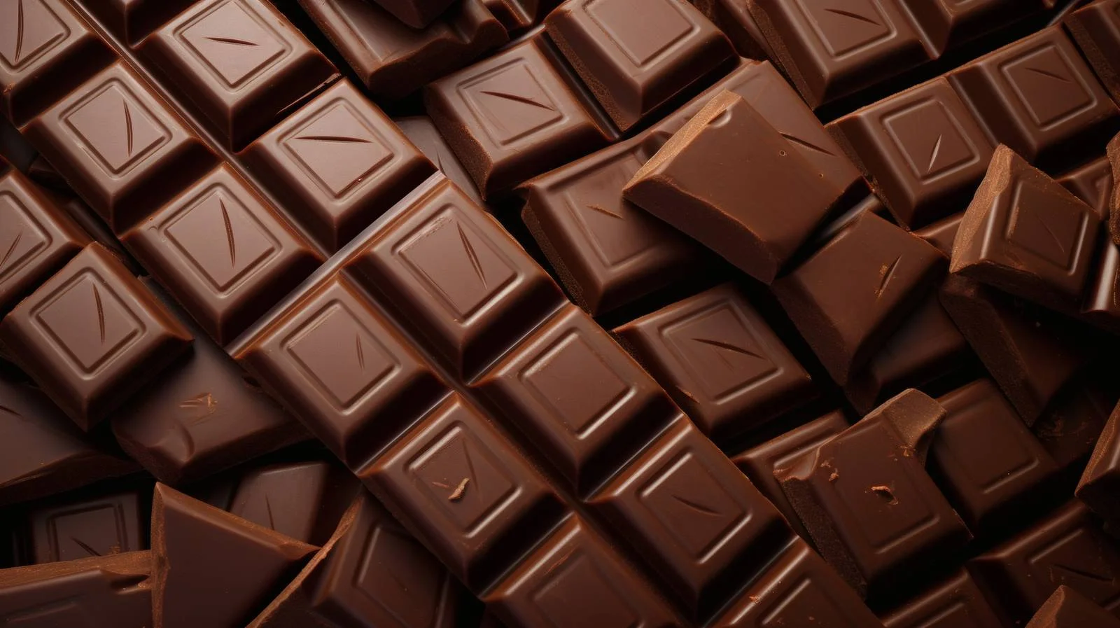 Luxurious Dark Chocolate on White Background — free download from Dotvec