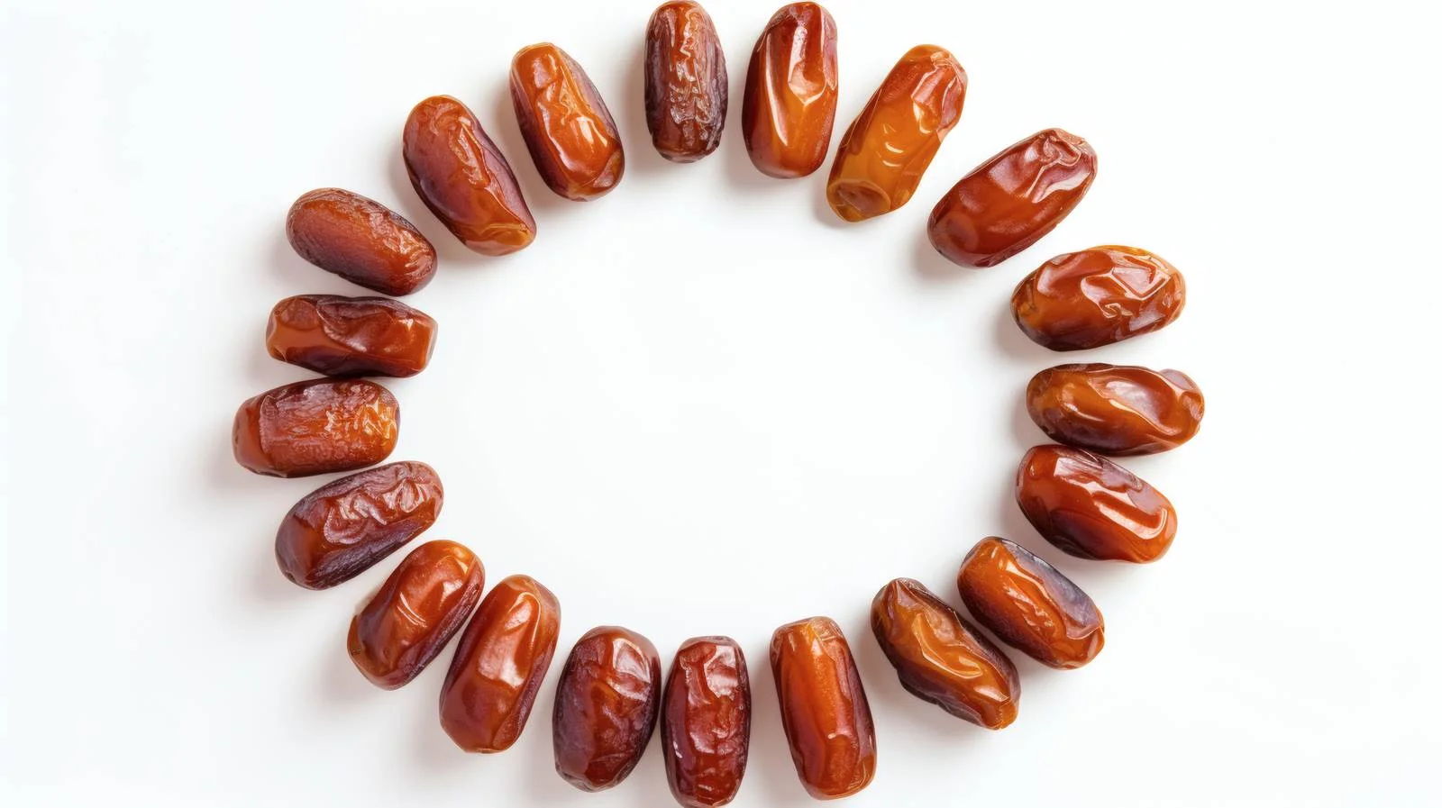 Islamic Crescent Made of Dates Fruits — free download from Dotvec