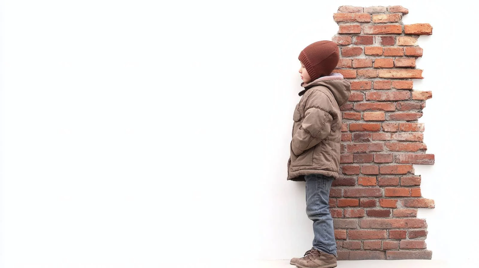 Youth Depression Concept Against Plain Background — free download from Dotvec