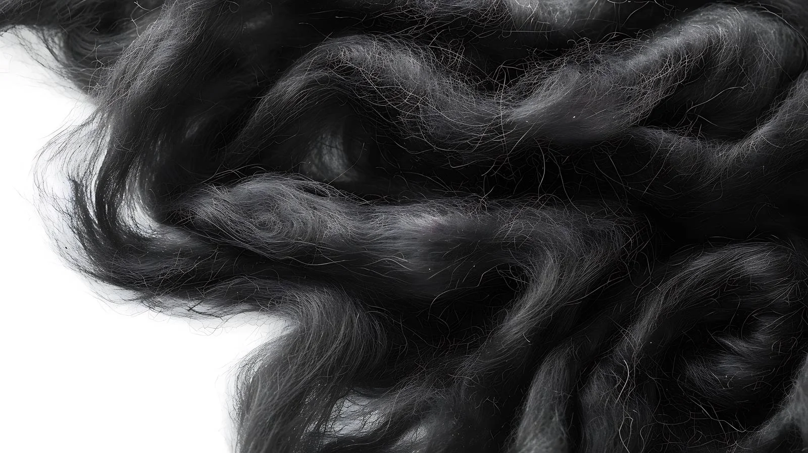 Natural Black Wool Texture for Felting — free download from Dotvec