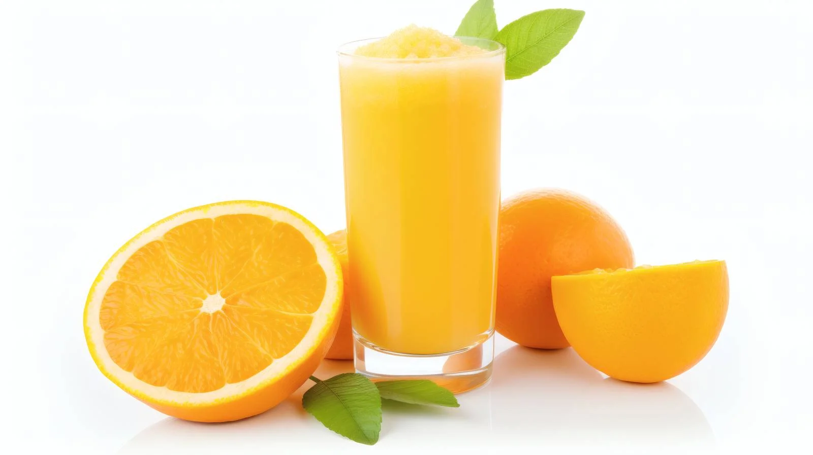 Refreshing Orange Detox Drink on White — free download from Dotvec
