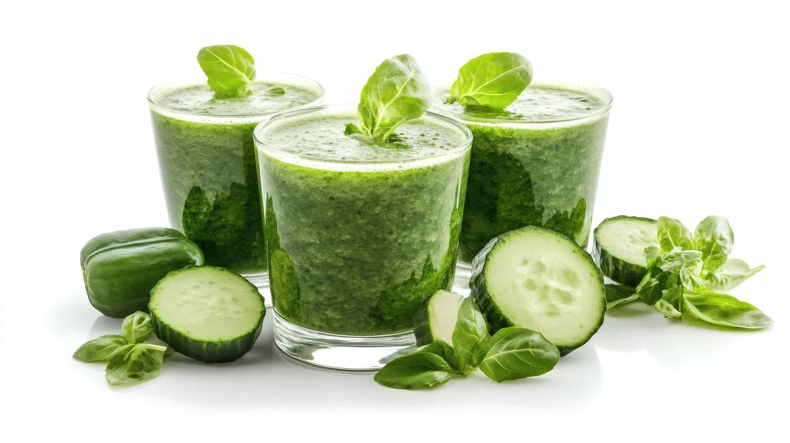 Refreshing Detox Green Smoothie Preparation — free download from Dotvec
