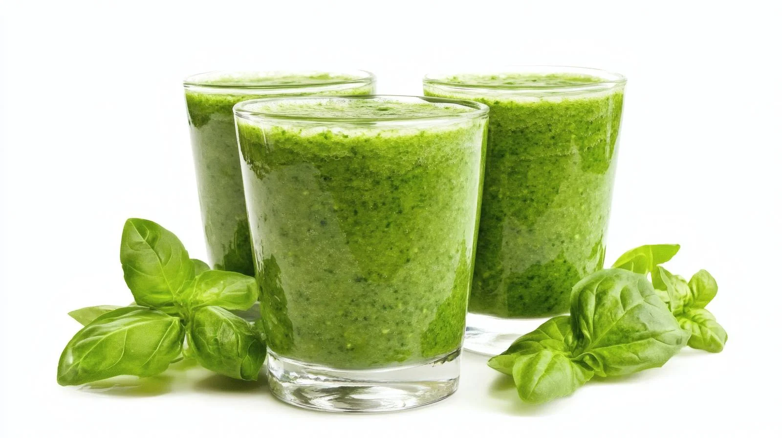 Refreshing Detox Green Smoothie in Glass — free download from Dotvec