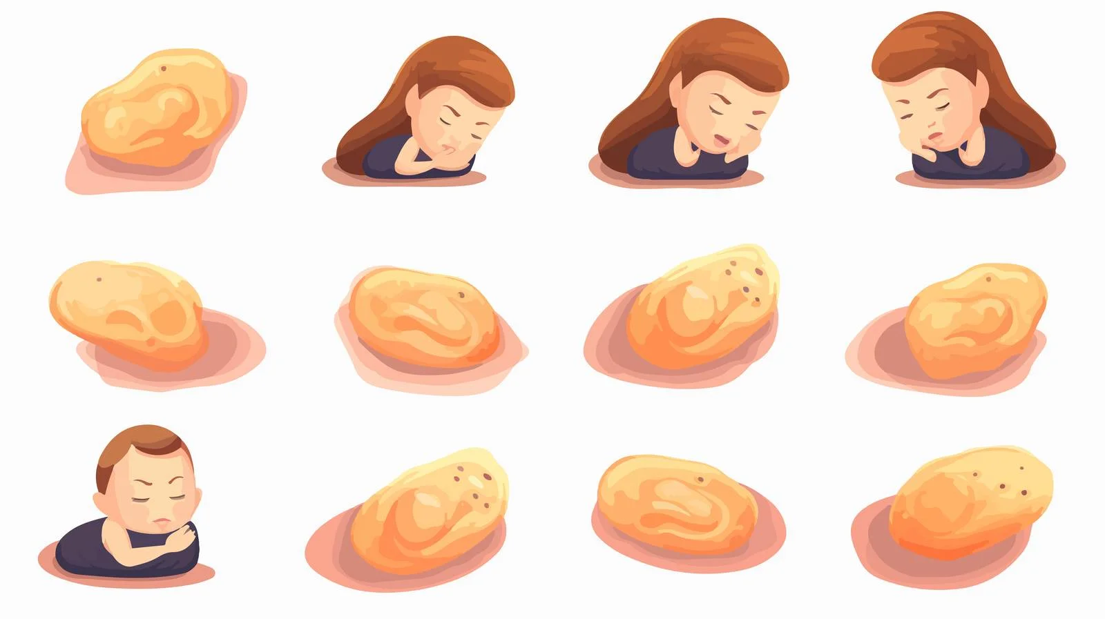 Maternal Womb Fetal Development Stages – free fetus image from Dotvec