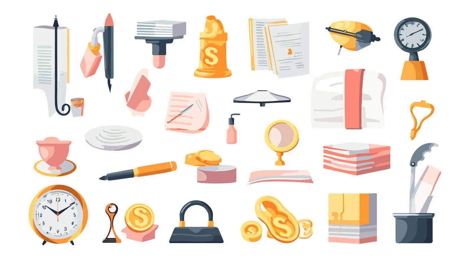 Assorted Business Tools: Documents, Phone — free download from Dotvec