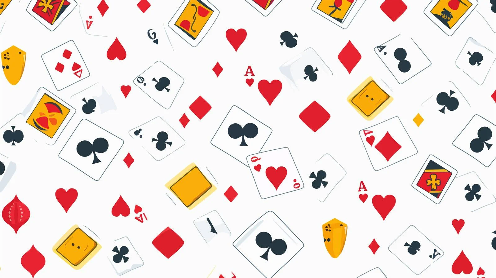 Assorted suits seamless card pattern design — free download from Dotvec