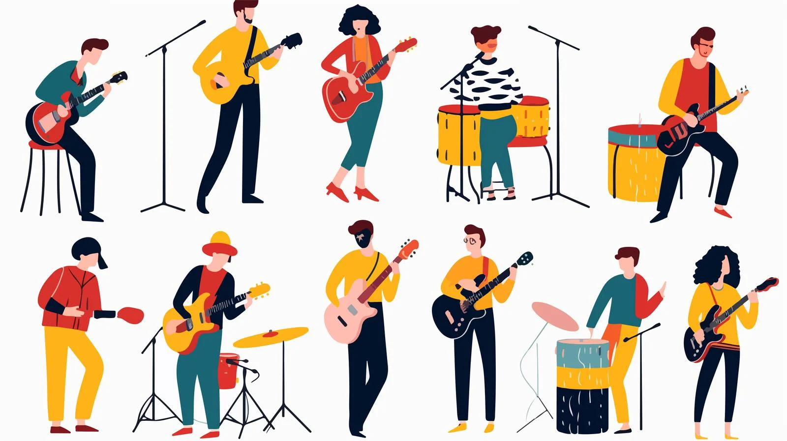 Eclectic Musical Bands: Indie, Metal, Punk, Jazz — free download from Dotvec