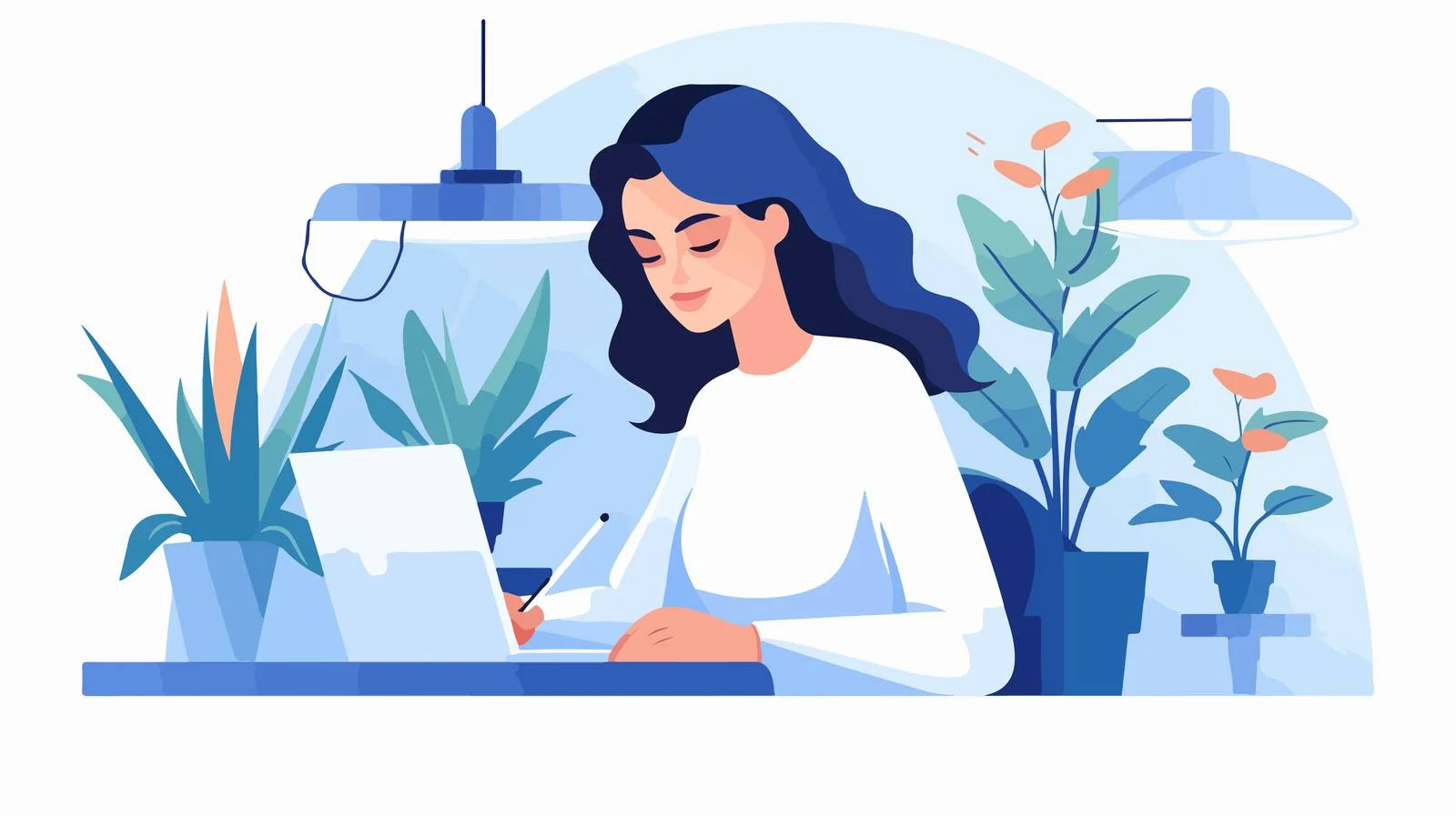 Modern artist sketching on digital tablet. — free download from Dotvec