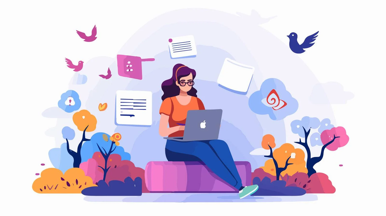 Creating Social Media Content Strategy — free download from Dotvec