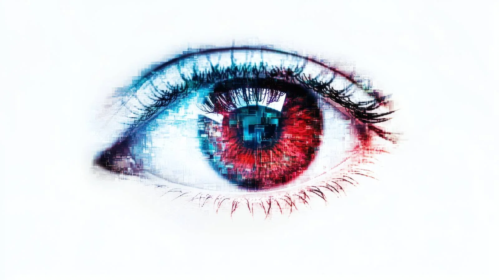 Modern digital eye on clean background — free download from Dotvec