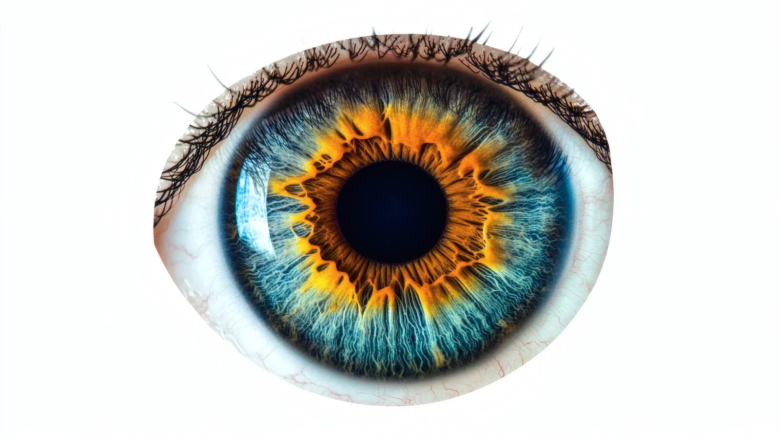 Modern Digital Eye on White Background — free download from Dotvec