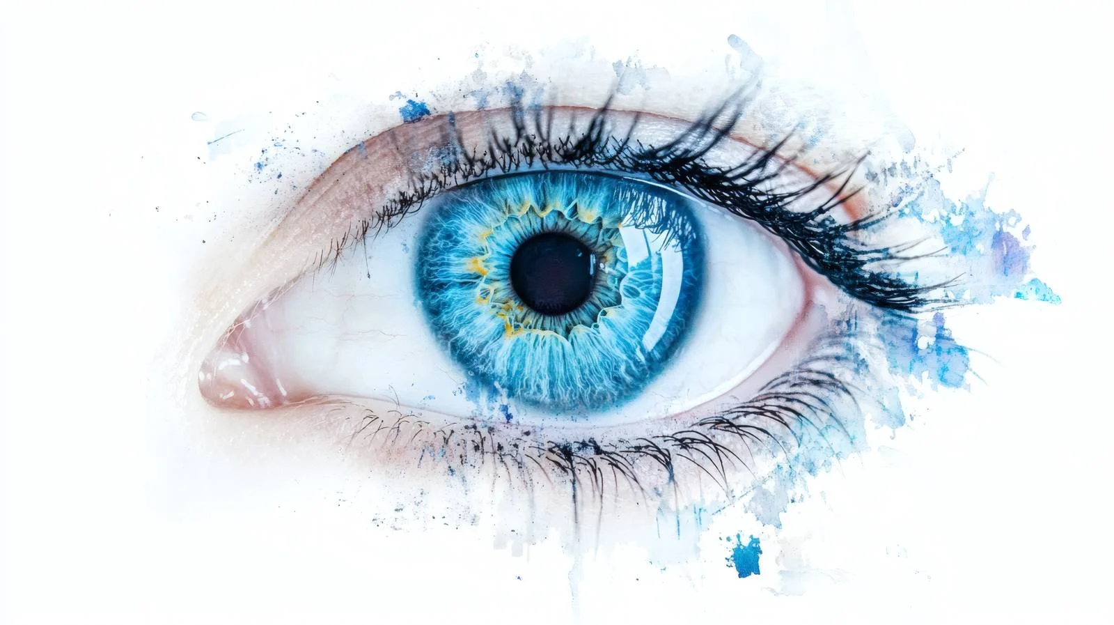 Modern Digital Eye on White Background — free download from Dotvec