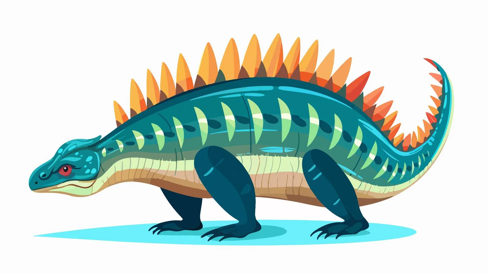 Majestic Dimetrodon in Prehistoric Setting — free download from Dotvec