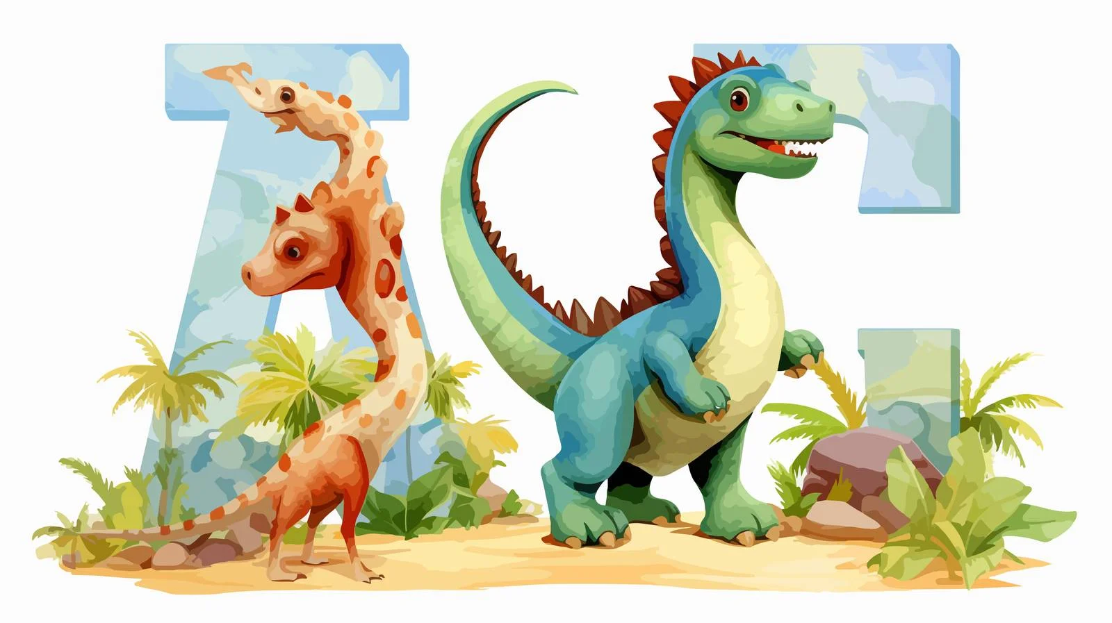 Dinosaur ABC & Numbers for Nurse — free download from Dotvec